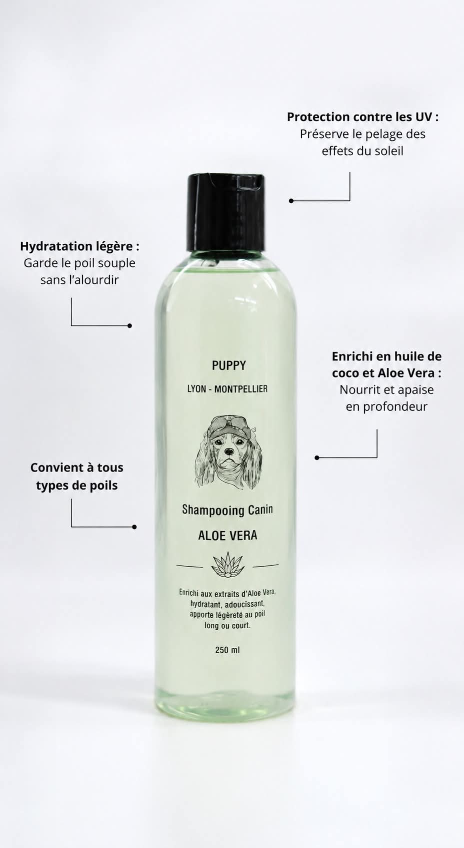 Shampoing Puppy Aloe Vera