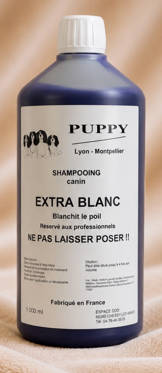 Shampooing extra blanc puppy